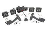 Fits Tundra(14-21) LED Light Ditch Mount Dual 2" Black Pairs White DRL 70837
