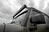 Fits Wrangler JK(07-18) LED Light Windshield Mnt 50" Black Dual DRL 70504BLDRL