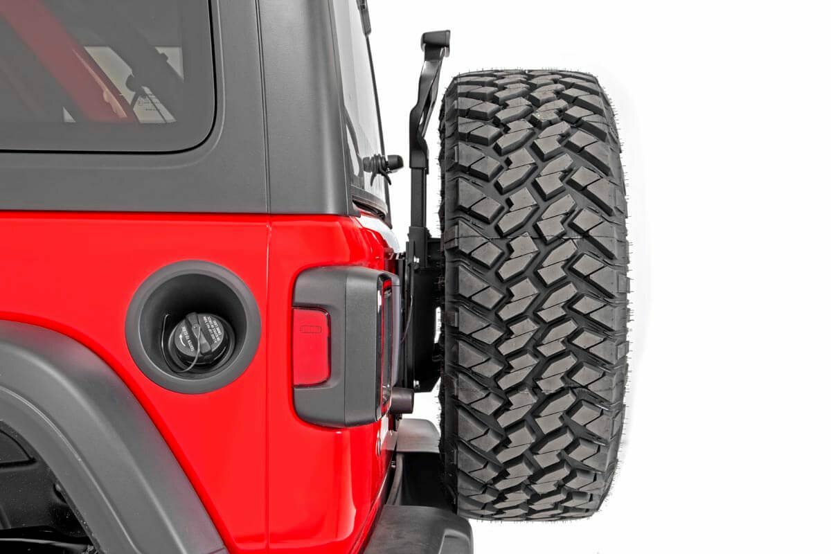 Tire carrier for Wrangler JL by Rough Country