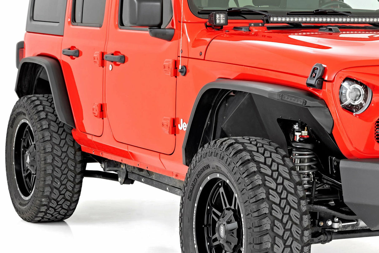 Fender flares for 2018-2024 Jeep Wrangler JL by Rough Country