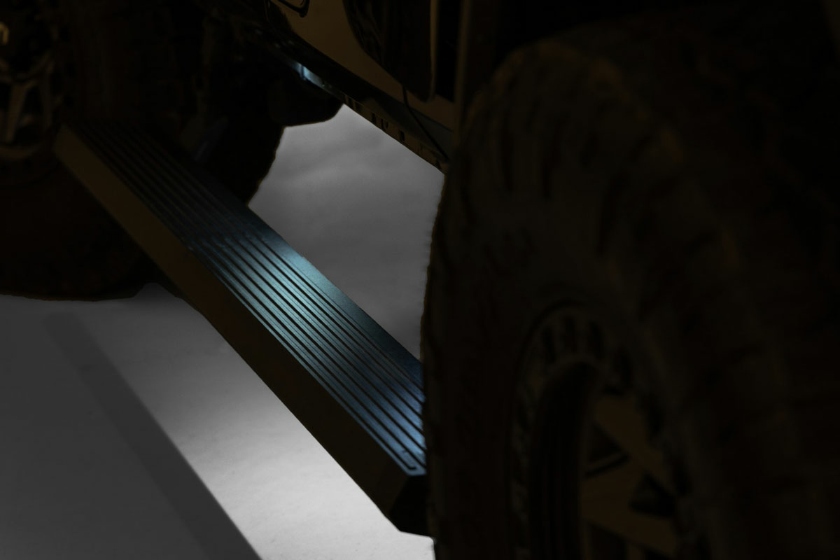 Running boards for Wrangler JL by Rough Country