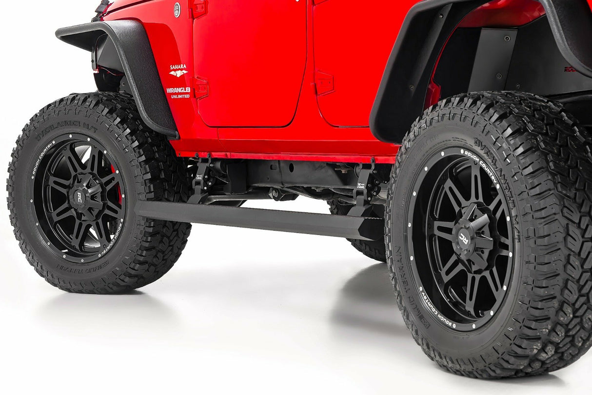 Running boards for 2007-2017 Jeep Wrangler by Rough Country