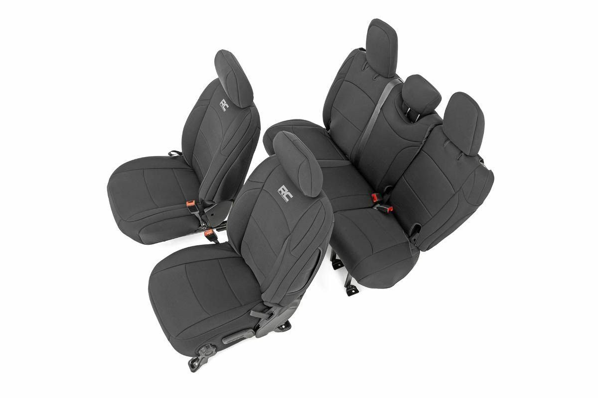 Seat covers for 2018-2019 Jeep Wrangler JL by Rough Country