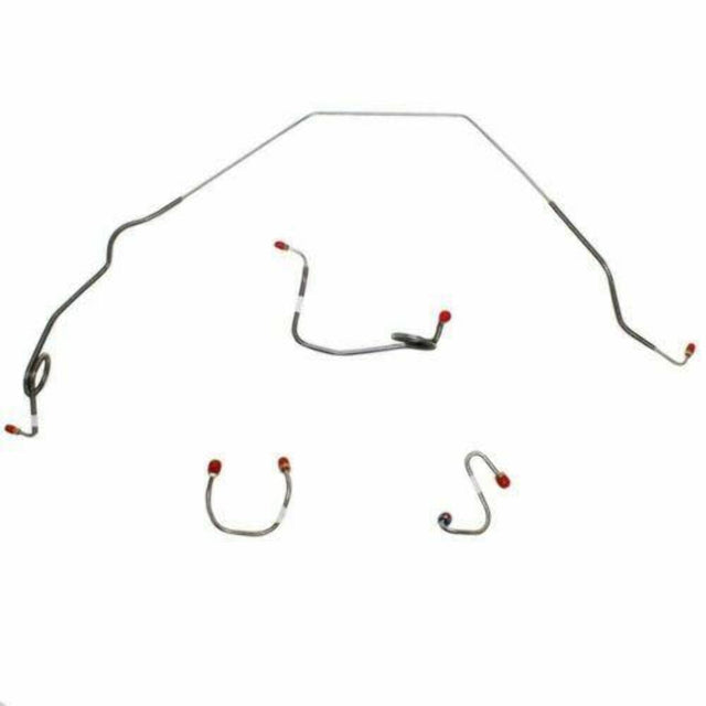 Front Brake Line Kit for 1969 Pontiac Firebird drum brakes stainless steel