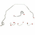 Front Brake Line Kit for 1969 Pontiac Firebird disc brakes stainless steel