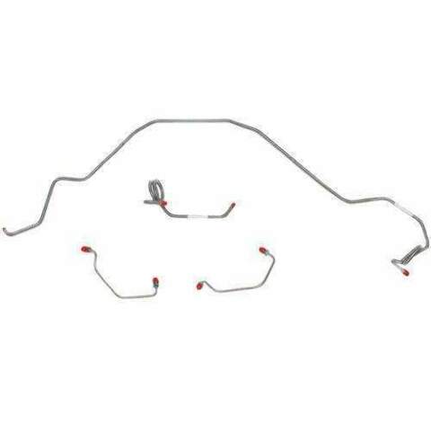 81 Chevrolet Camaro Front Brake Line Kit Power Disc  Stainless Steel