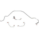 81 Chevrolet Camaro Front Brake Line Kit Power Disc  Stainless Steel