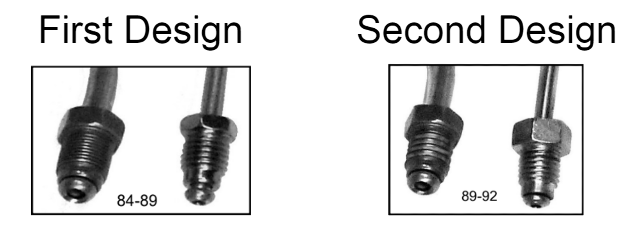 86-89 Chevrolet Camaro Front Brake Line Kit V8 Stainless Steel FKT8602SS
