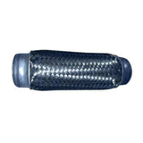 t Flex Pipe 2 x 8 Flex Pipes Blank Inter-braided Ends Rol