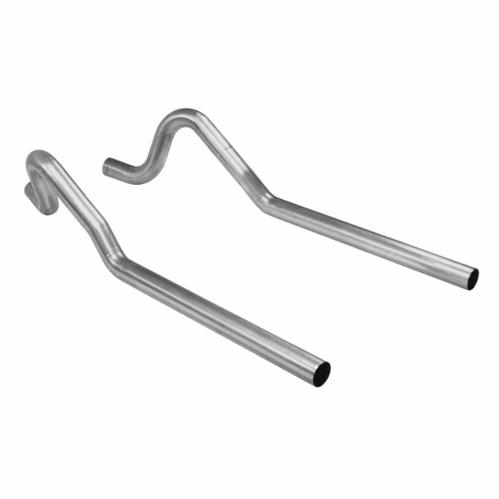 t Flowmaster 15823 - Pre-Bent Tailpipes - 1962-1974 MOPAR B-Body 3.0 Inch Mandrel Bent Aluminized Steel Tailpipes Flowmaster
