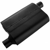 t Flowmaster 42443 - 40 Series Chambered Muffler - 2.25 Offset In / 2.25 Offset Out - Aggressive Sound Flowmaster