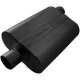 t Flowmaster 942542 40 Delta Flow Muffler - 2.50 Center In / 2.50 Offset Out - Agg Flowmaster