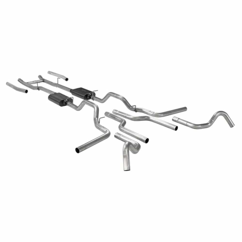 t Flowmaster American Thunder Crossmember-Back Exhaust System for 67-72 Ford F100/F250 V8 - 817938 Flowmaster