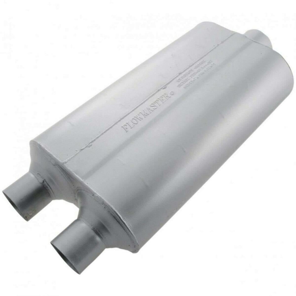 t Flowmaster Super 50 Muffler 2.25 Dual In / 3.00 Center Out 8524553 Flowmaster