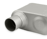 1-Chamber Muffler 42513-FM 2.50 Offset Inlet / 2.50 Offset Outlet performance muffler
