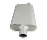 2-Chamber Muffler 42441-FM 2.25 Offset Inlet/2.25 Center Outlet performance muffler