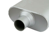2-Chamber Muffler 42441-FM 2.25 Offset Inlet/2.25 Center Outlet performance muffler