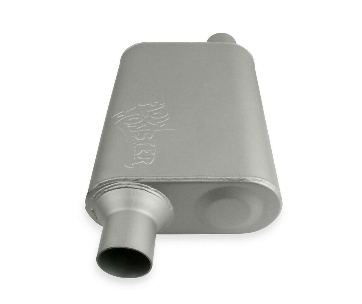 t Flowmonster 2-Chamber Muffler 42443-FM 2.25 Offset Inlet/2.25 Offset Outlet Flowmonster