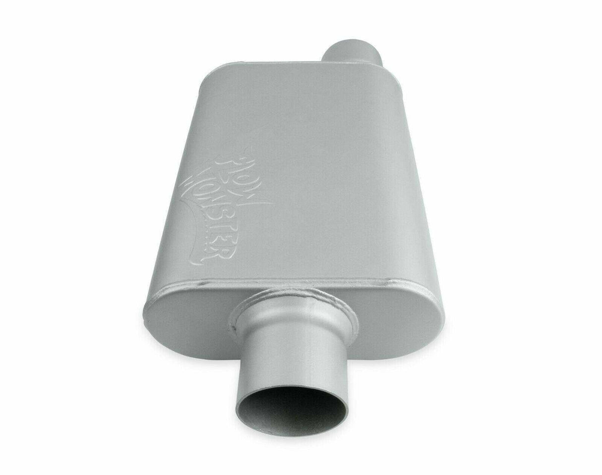 2-Chamber Muffler 43041-FM 3.00 OFFSET IN / 3.00 CENTER OUT performance muffler