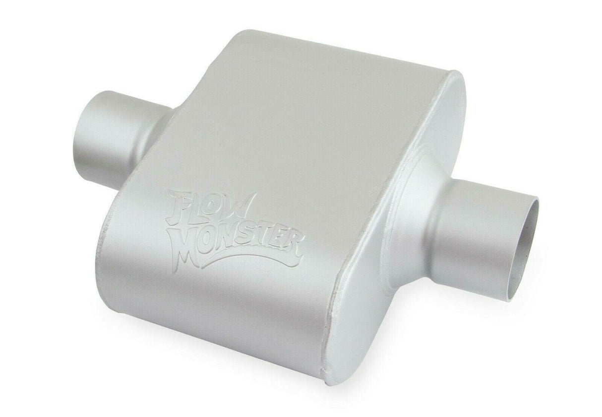 t FlowMonster 42510-FM 1-Chamber Muffler Center In/Center Out: 2.500 in Flowmonster