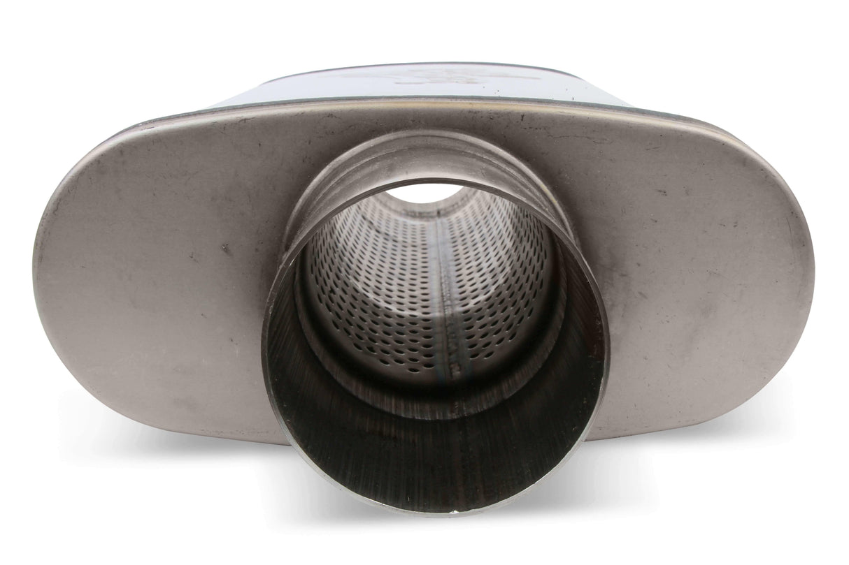 t Flowmonster Performance Muffler 3 inch inlet & 3 inch outlet 11219-FM 409 Stain Flowmonster