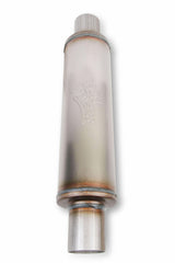 Round Performance Muffler 2.50 Inlet/ 2.50 Outlet 10416-FM 409 Stain 10415