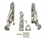 11146FLT - 2007-2014 Toyota Tundra Shorty Header 5.7L - Natural Finish performance headers black polished stainless steel