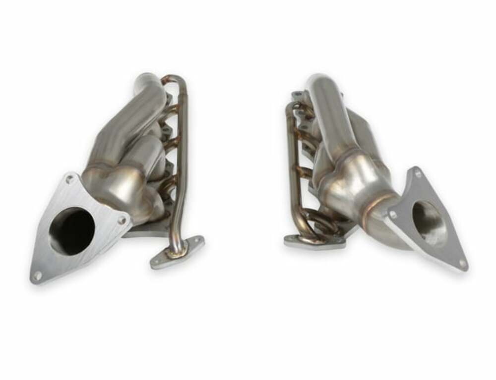 11146FLT - 2007-2014 Toyota Tundra Shorty Header 5.7L - Natural Finish performance headers