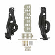 91950FLT - Shorty Headers - Black Painted - 2009-2020 Dodge Ram 1500 HEMI V-8 5.7L, Tube Size 1-3/4 O.D. performance headers aluminum