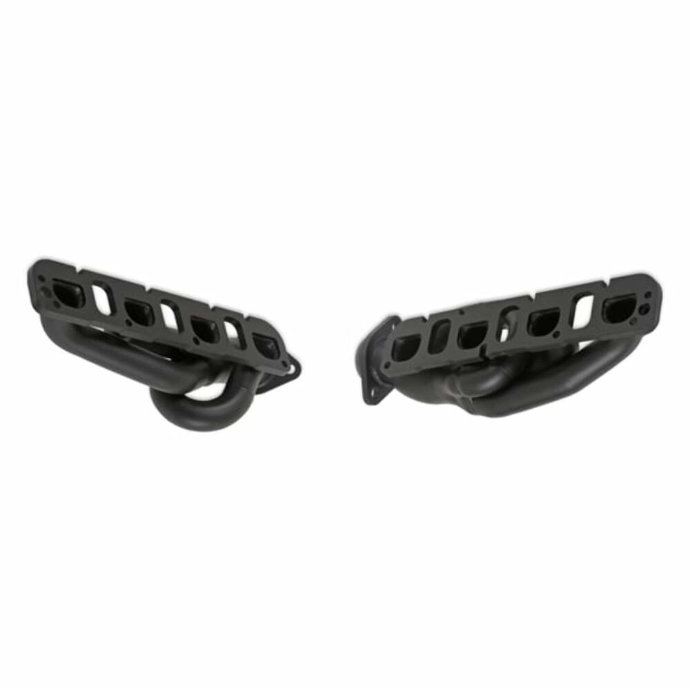 91950FLT - Shorty Headers - Black Painted - 2009-2020 Dodge Ram 1500 HEMI V-8 5.7L, Tube Size 1-3/4 O.D. performance headers