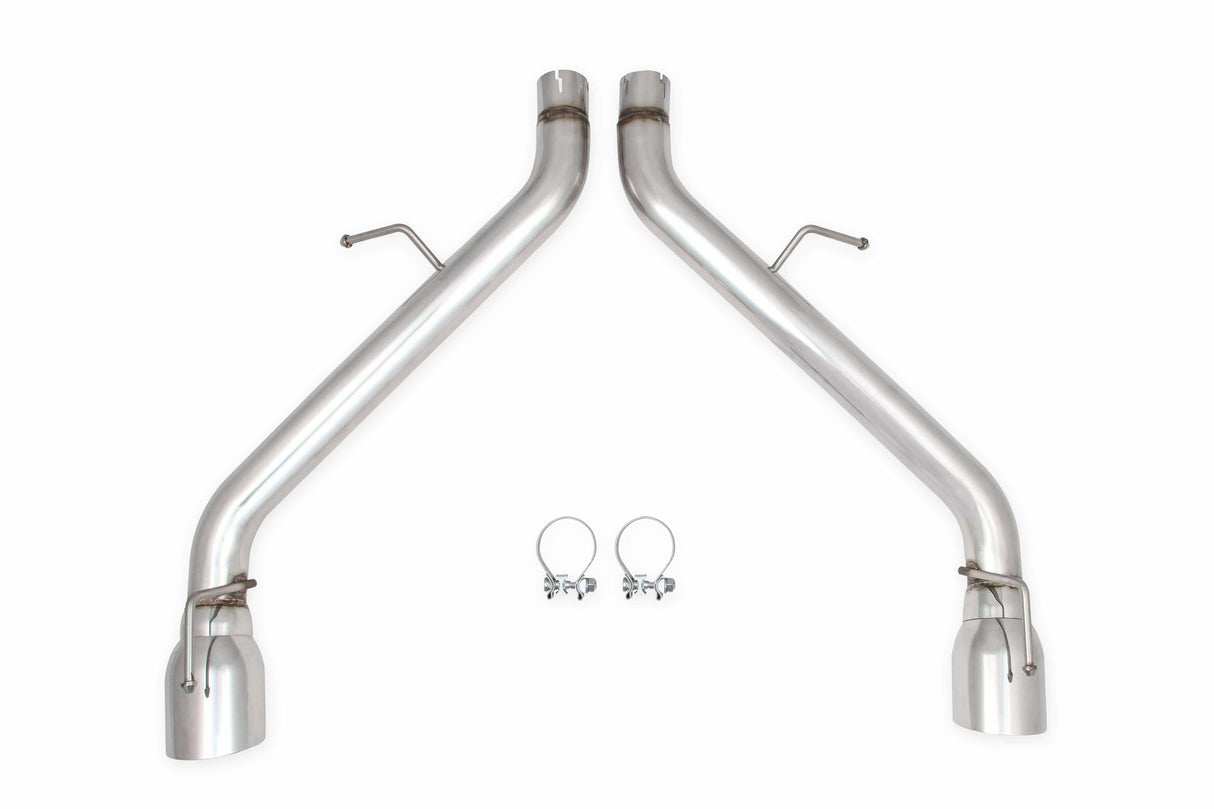 Axle-Back Exhaust System - 51605RFLT Camaro polished stainless steel