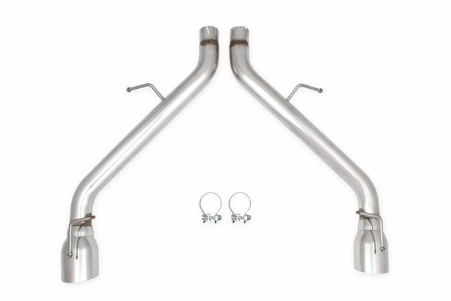Axle-Back Exhaust System - 51605RFLT Camaro polished stainless steel