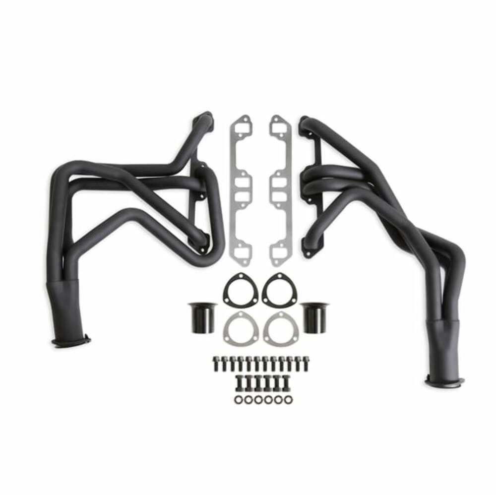 Long Tube Header for 1966-74 Dodge/Plymouth - Black Paint - 13100FLT performance headers Challenger Charger