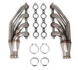 LS Turbo Headers-Natural Finish - 11535FLT performance headers black polished stainless steel aluminum