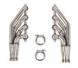 LS Turbo Headers-Natural Finish - 11537FLT performance headers black polished stainless steel aluminum