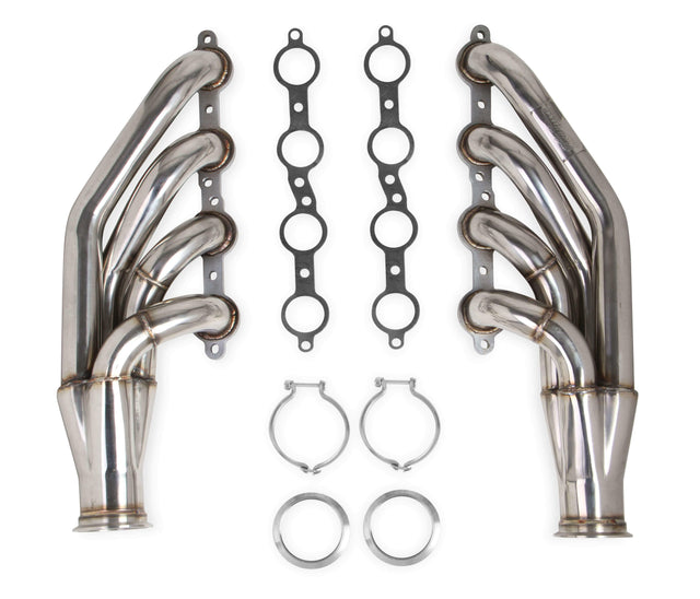 t Flowtech LS Turbo Headers-Polished - 11539FLT FlowTech
