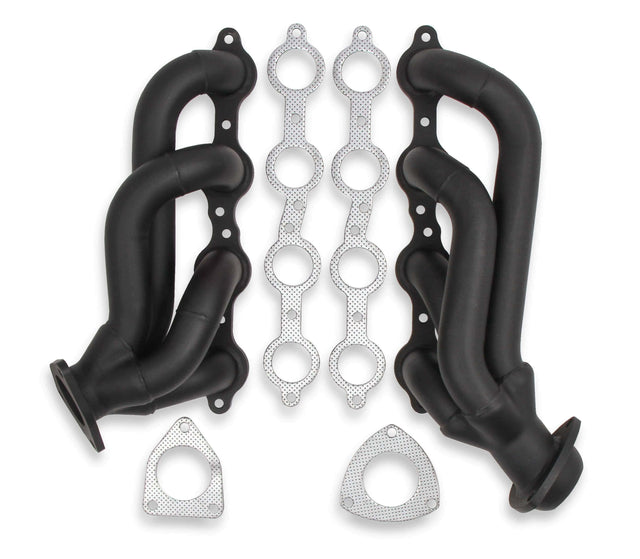Shorty Headers - Black Painted - 11142FLT performance headers Silverado stainless steel aluminum