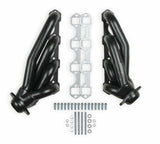 Shorty Headers - Black Painted - 12147FLT performance headers Mustang polished stainless steel aluminum