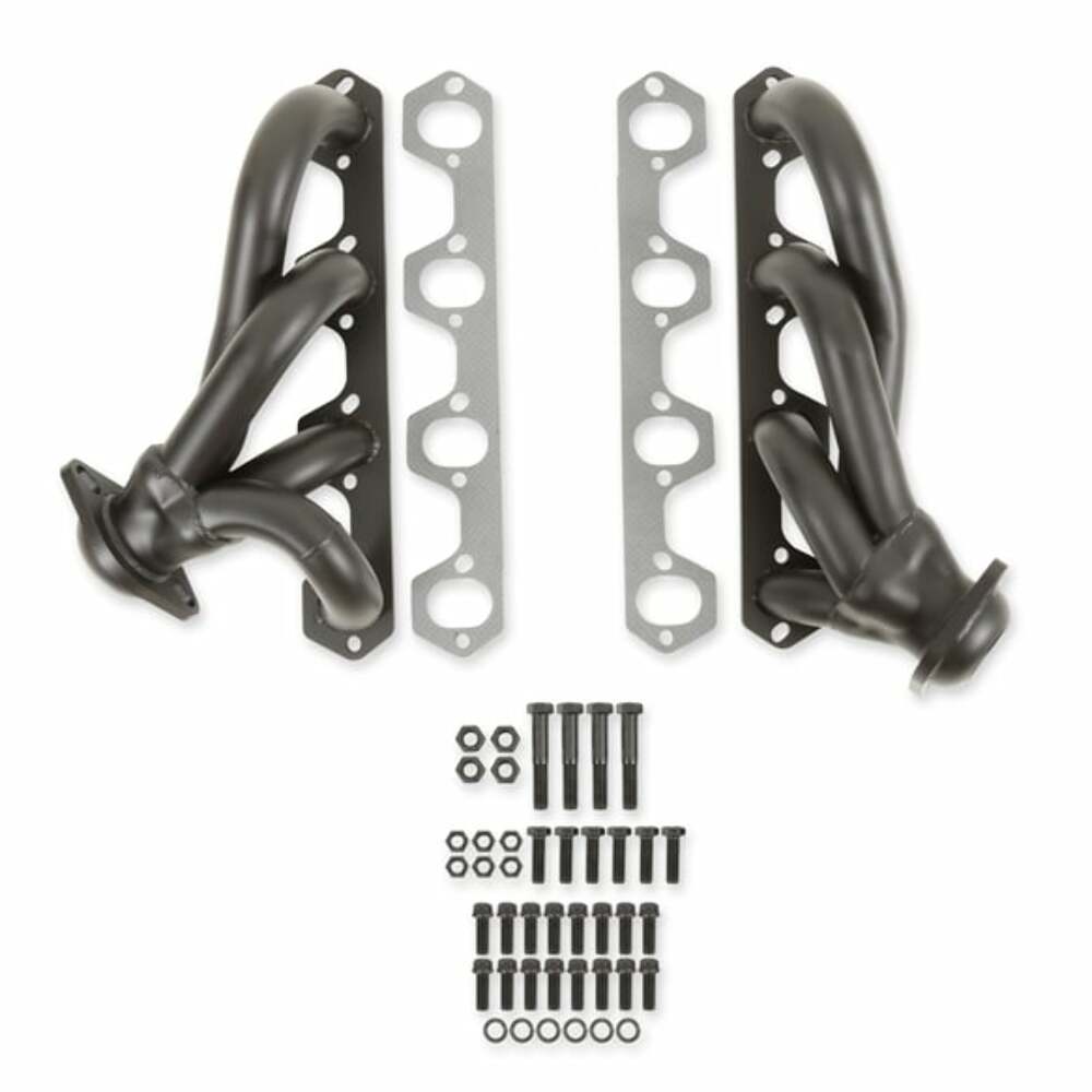 Shorty Headers - Black Painted - 91627FLT performance headers