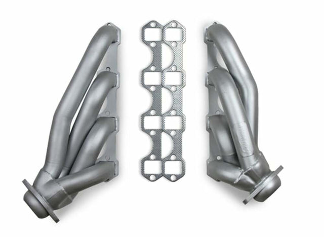 Shorty Headers - Ceramic Coated - 32138FLT performance headers Mustang black polished stainless steel aluminum