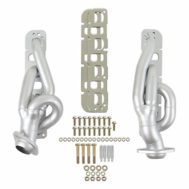 Shorty Headers for 2009-2023 Ram 1500 - Ceramic Coated - 91950-1FLT performance headers aluminum