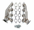 Shorty Headers for 2014-2015 Chevy Silverado/Tahoe 5.3L/6.2L Polished Finish 11549FLT performance headers black stainless steel aluminum