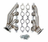 Shorty Headers for 2014-2015 Chevy Silverado/Tahoe 5.3L/6.2L Polished Finish 11549FLT performance headers black stainless steel aluminum