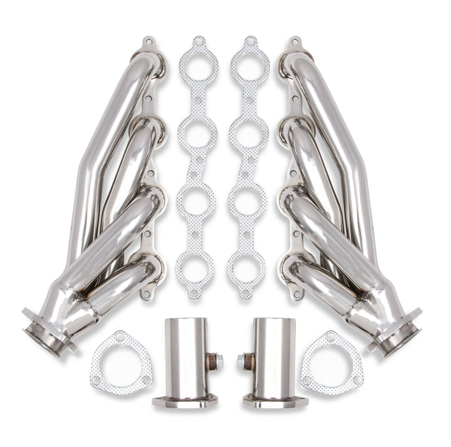 Shorty Headers - Polished - 11576FLT performance headers Camaro Corvette stainless steel