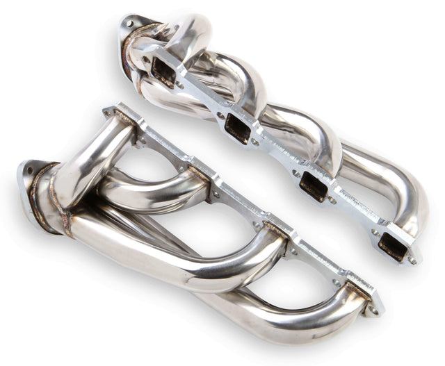 Shorty Headers - Polished - 12138FLT performance headers Mustang black stainless steel aluminum