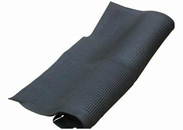 Fits 1960-1966 Chevrolet C10 Panel; Rubber Floor Mat - Low Hump FMT40SM