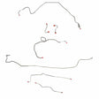 t For 82-83 Camaro; 5.0L/8 cyl, Drum; Complete Brake Line Kit; Stainless-CBK0245SS Fine Lines