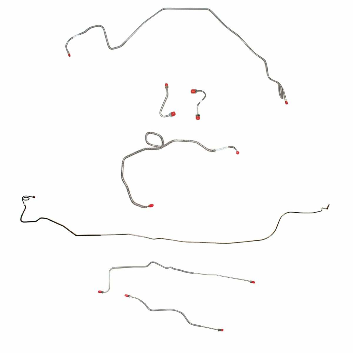 t For 82-83 Camaro; 5.0L/8 cyl, Drum; Complete Brake Line Kit; Stainless-CBK0245SS Fine Lines
