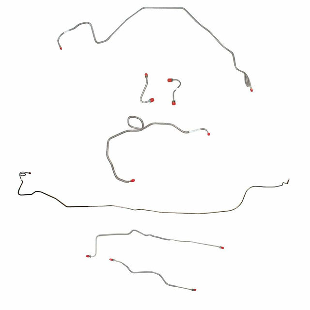 t For 82-83 Camaro; 5.0L/8 cyl, Drum; Complete Brake Line Kit; Stainless-CBK0245SS Fine Lines