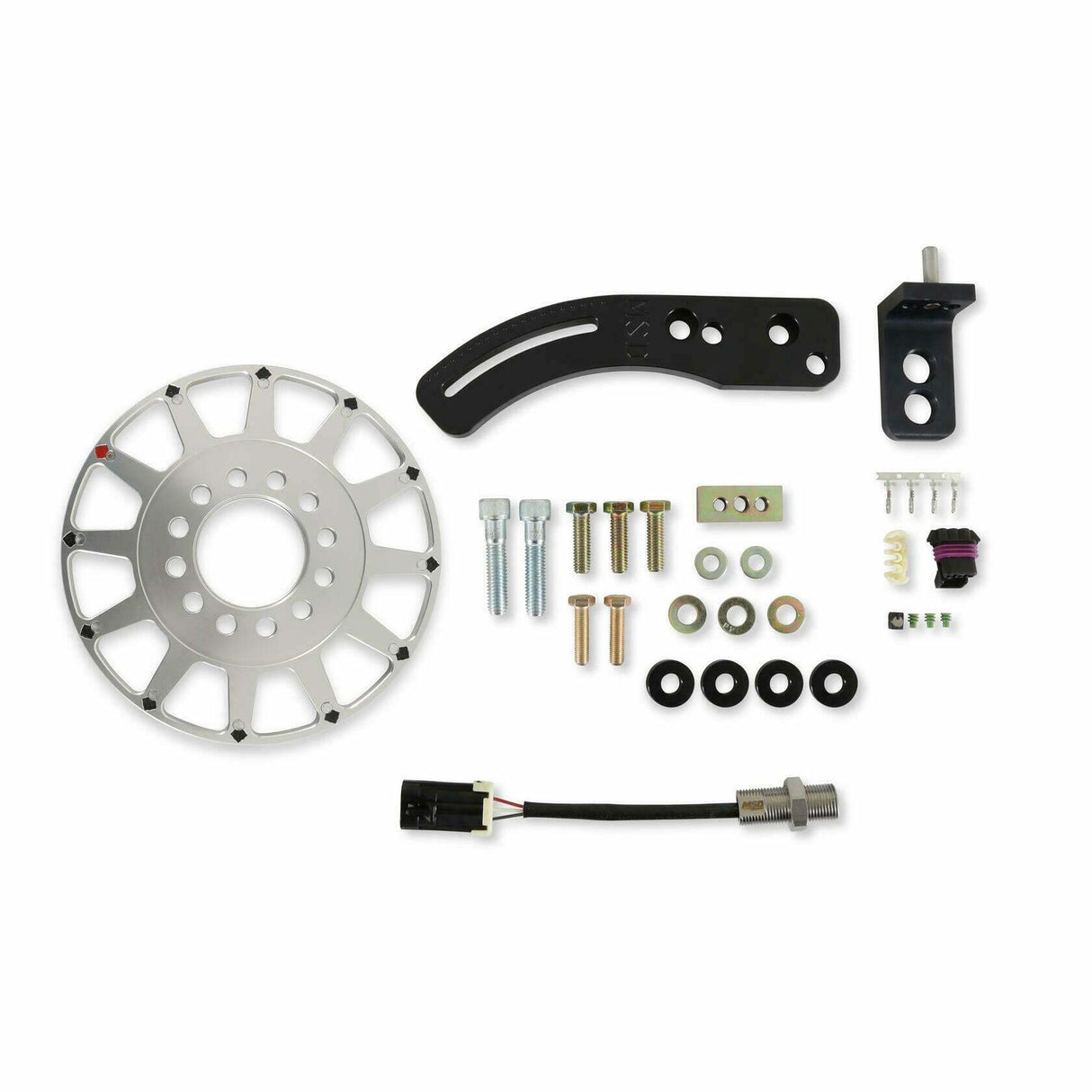 Hooker performance muffler aluminum inch-12-1x-crank-trigger-kit-bbc-hall-effect-556-170